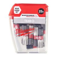 Milwaukee Accessoires Shockwave Gen II TX40 25mm 25stuks - 4932430889 - thumbnail