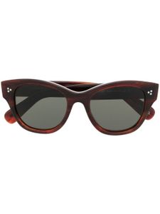 Oliver Peoples lunettes de soleil Eadie à monture papillon - Marron