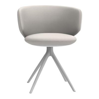 MDF-Italia Universal Collection Armstoel - Draaibare stervoet - Taiga R599 Bekleding - Wit