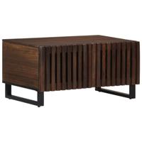 Salontafel 80x51x40 cm massief mangohout bruin - thumbnail