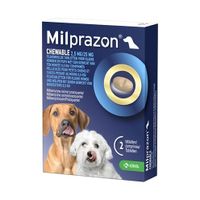 Krka Milprazon kauwtabletten ontwormingstabletten hond - thumbnail