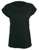 Build Your Brand BY138 Ladies Organic Extended Shoulder Tee