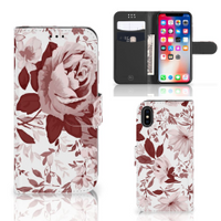 Hoesje Apple iPhone X | Xs Watercolor Flowers - thumbnail