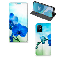 OnePlus 8T Smart Cover Orchidee Blauw - Cadeau voor je Moeder - thumbnail