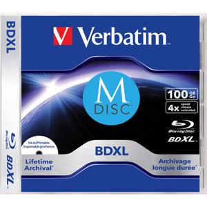 Verbatim MDISC Lifetime archival BDXL 100GB - Jewel Case per 1 verpakt