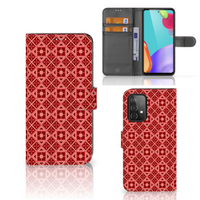 Samsung Galaxy A52 Telefoon Hoesje Batik Rood