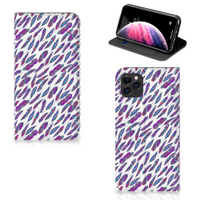 Apple iPhone 11 Pro Max Hoesje met Magneet Feathers Color - thumbnail