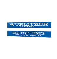 Wurlitzer 2610 Top Display Strips - thumbnail