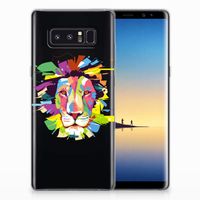 Samsung Galaxy Note 8 Telefoonhoesje met Naam Lion Color