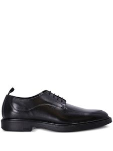 BOSS derbies en cuir à lacets - Noir