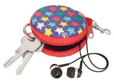 Moses portemonnee Sterren junior metaal 7 cm rood Moses portemonnee Sterren junior metaal 7 cm rood