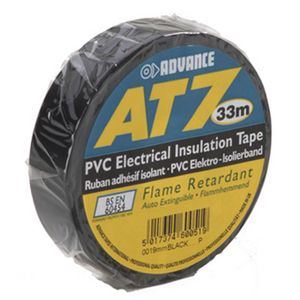 Advance AT7 PVC tape 19mm 33m zwart