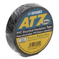 Advance AT7 PVC tape 19mm 33m zwart - thumbnail