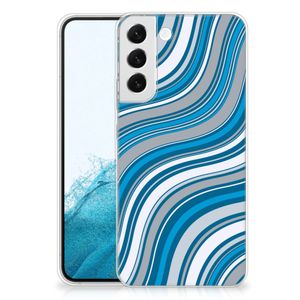 Samsung Galaxy S22 Plus TPU bumper Waves Blue