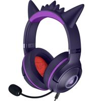 Razer Kraken Kitty V2 - Pokémon Gengar Edition - USB-headset - Gengar-spikes - Stream-reactieve verlichting - HyperClear cardioïde microfoon - TriForce 40mm drivers - 7.1 surround sound | Violet