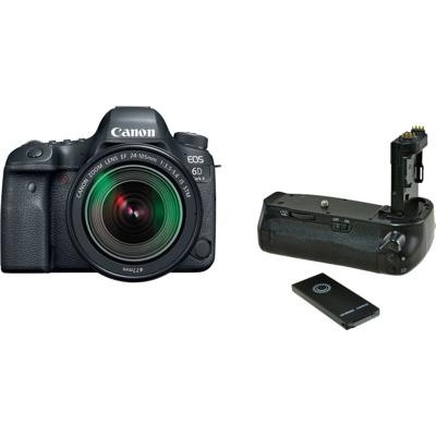 Canon EOS 6D Mark II + 24-105mm f/3.5-5.6 IS STM + Jupio Battery Grip (BG-E21) Canon EOS 6D Mark II + 24-105mm f/3.5-5.6 IS STM + Jupio Battery Grip (BG-E21)