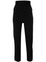 Norma Kamali pantalon slim à taille haute - Noir - thumbnail