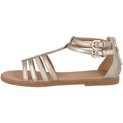 Geox J Karly Girl sandalen voor meisjes, platina, 32 EU