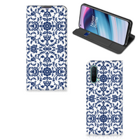 OnePlus Nord CE 5G Smart Cover Flower Blue