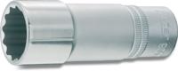 HAZET 900TZ-19 85 mm 12-punts tractieprofiel socket - verchroomd/gepolijst