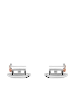 TANE México 1942 boutons de manchette Trajineras - Argent