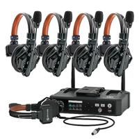 Hollyland Solidcom C1 PRO Wireless Intercomsysteem voor 5 gebruikers ENC ruisonderdrukking met HUB 350 m Full-Duplex AB groep PTT Mute uitbreidbaar communicatiesysteem voor kerk tv film productie