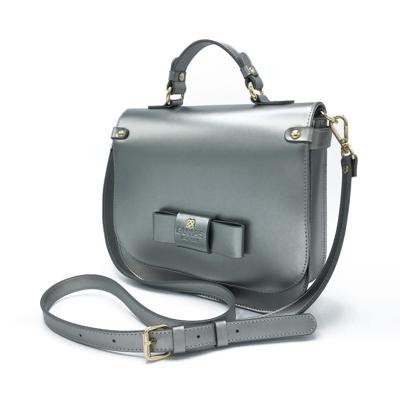 Gunas New York Ridley PE Silver Vegan Schoudertas Crossbody Bag Gunas New York Ridley PE Silver Vegan Schoudertas Crossbody Bag