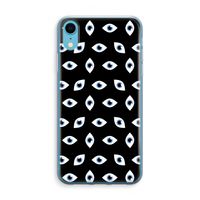 Eyes pattern: iPhone XR Transparant Hoesje