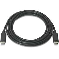 AISENS A107 – 0056 – kabel USB 2.0 (3 A, 1 m, voor telefoon mobiele telefoon en tablet) zwart