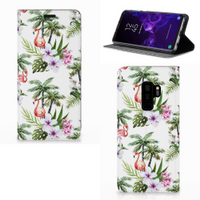 Samsung Galaxy S9 Plus Hoesje maken Flamingo Palms