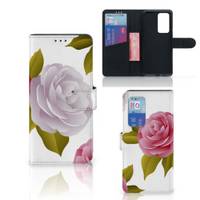 Huawei P40 Pro Hoesje Roses - thumbnail