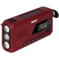 Imperial DABMAN OR 2 Outdoorradio DAB+, VHF (FM) Noodradio, Bluetooth, USB Acculaadfunctie, Handslinger, Zonnepaneel, Zaklamp, Oplaadbaar Rood - thumbnail