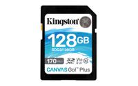 Kingston Canvas Go! Plus SDXC 128 GB geheugenkaart UHS-I U3, Class 10, A2