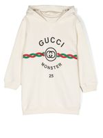 Gucci Kids robe-pull à logo imprimé - Blanc - thumbnail