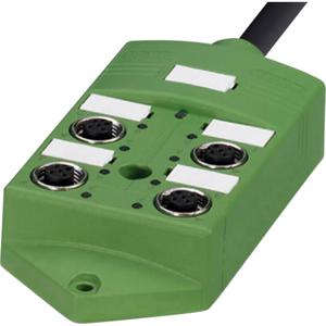 Phoenix Contact SACB-4/4-L-10,0PUR SCO 1517097 Passieve sensor/actorbox M12-verdeler met metalen schroefdraad 1 stuk(s)