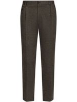 Dolce & Gabbana pantalon de costume à plis marqués - Gris