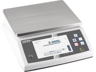 Kern Tafelweegschaal Weegbereik (max.): 15 kg Resolutie: 0.5 g werkt op stekkernetvoeding Meerdere kleuren