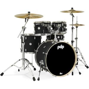 PDP Drums Concept Maple 5-Piece Satin Black shellset incl. snaredrum