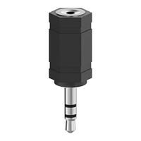 Hama Audio-adapter, 3,5 mm jackstekker, stereo, 2,5 mm jack