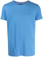 Tommy Hilfiger logo-embroidered T-shirt - Bleu