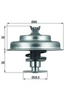 Thermostaat, koelvloeistof TX7580D