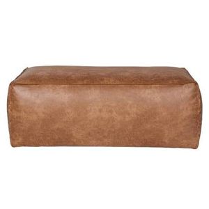 BePureHome Rodeo Poef - Eco-leder - Cognac