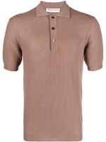 Orlebar Brown polo Maranon en coton - Marron - thumbnail