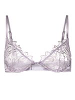 Fleur Du Mal soutien-gorge Whitney à fleurs brodées - Violet