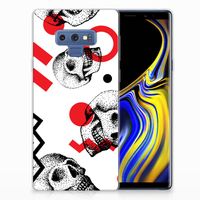 Silicone Back Case Samsung Galaxy Note 9 Skull Red - thumbnail