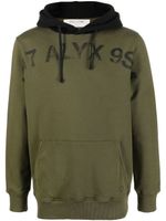 1017 ALYX 9SM hoodie en coton à logo imprimé - Vert