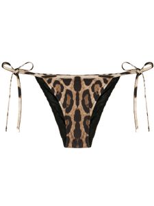 Dolce & Gabbana bas de bikini Brazilian - Marron