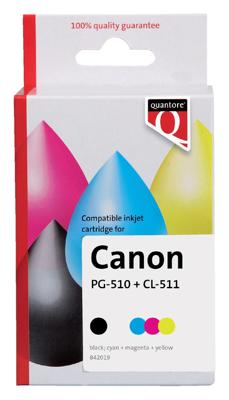 Inkcartridge quantore can pg-510 cl-511 zwart kleur