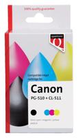 Inkcartridge quantore can pg-510 cl-511 zwart kleur