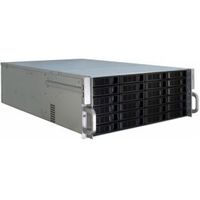 Inter-Tech IPC 4U-4424 Rack Zwart, Zilver